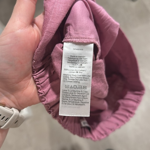 Madewell Clean Pull-On Shorts in 100% Linen Size M - Picture 5 of 5